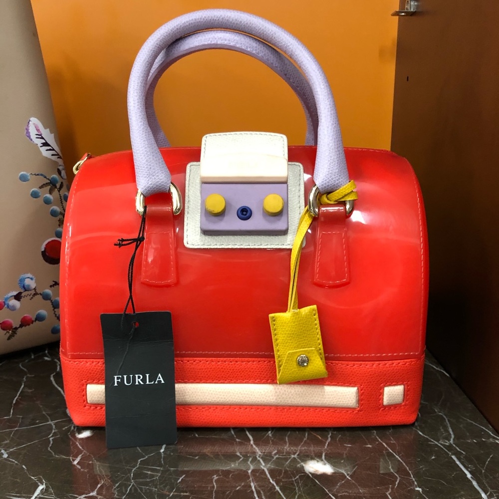 Furla Candy Bag Vanilla Cartoon Small Satchel